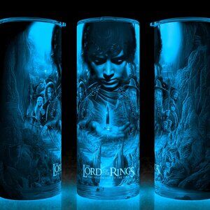 Glow in the Dark Lord of the Rings Fellowship of the Ring Cup Mug Tumbler